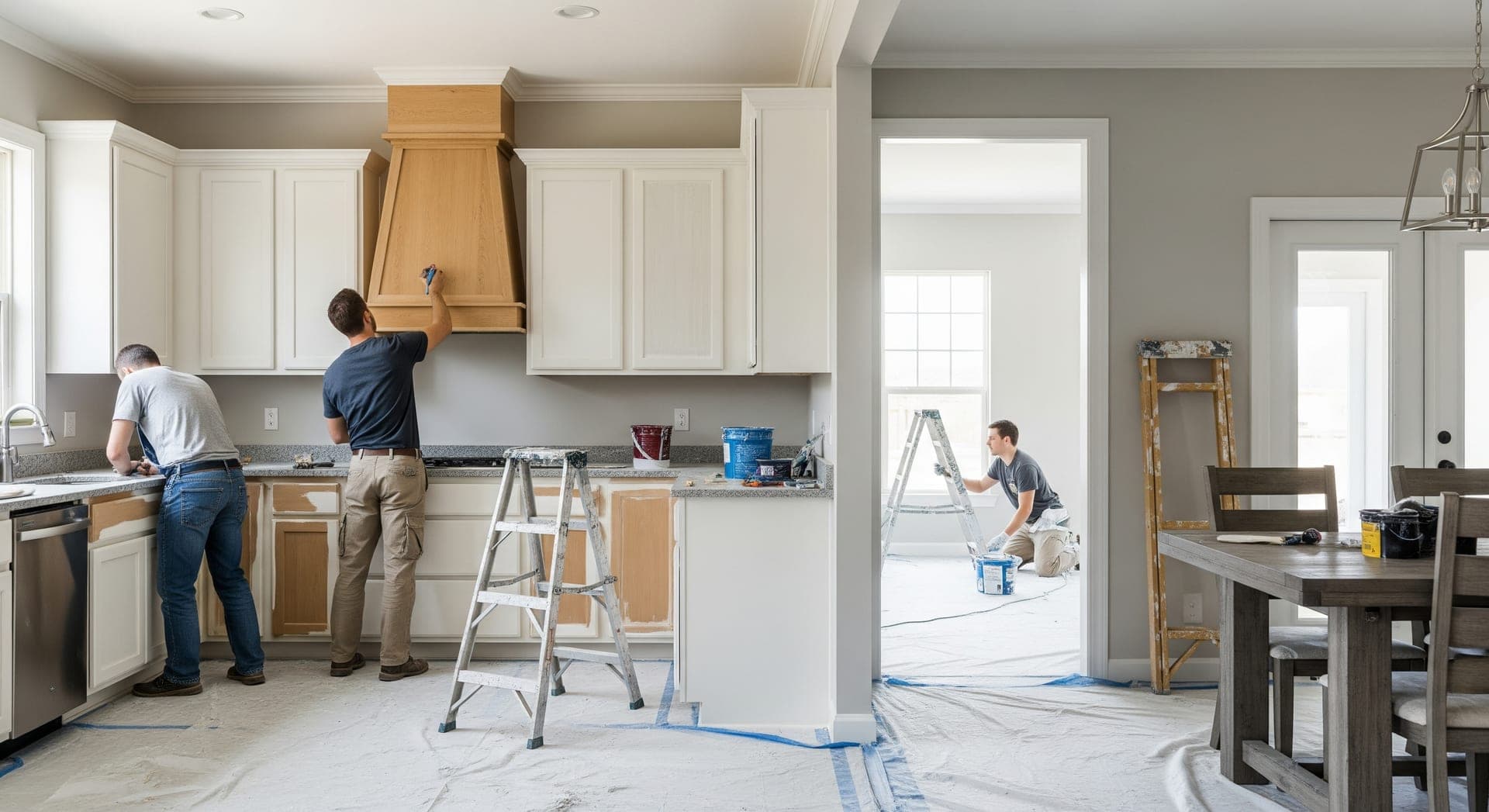 Why Pick Homes.Contractors for Cabinet Painting?