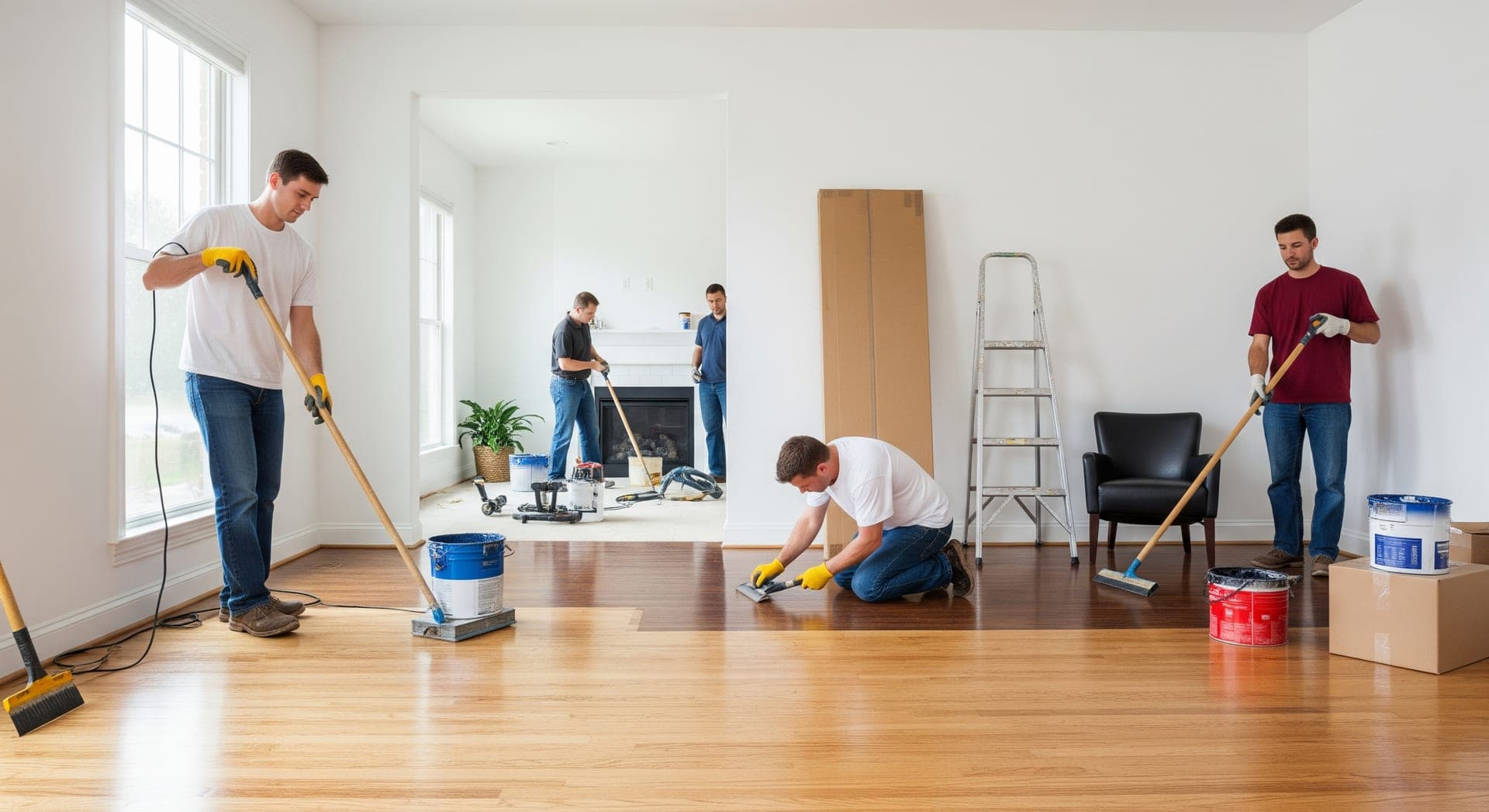 Why Pick Homes.Contractors for Hardwood Floor Refinishing?