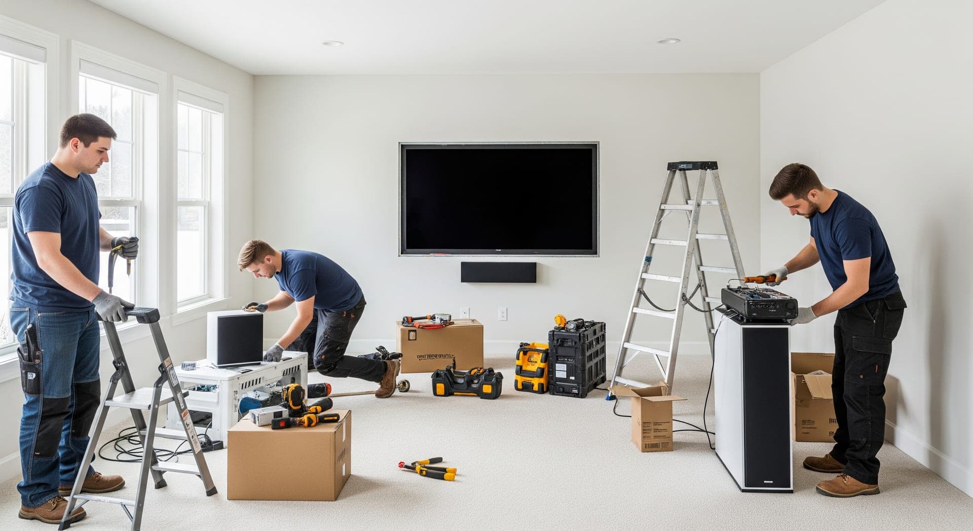 Why Pick Homes.Contractors for Home Theater System Installation or Replacement?